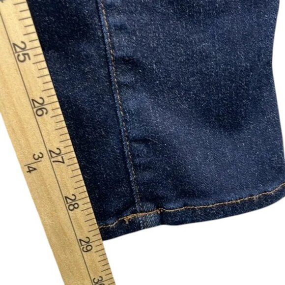 J Brand Skinny Jeans Women Size 30 Dark Indigo Mid-Rise Stretch Denim - Picture 6 of 9